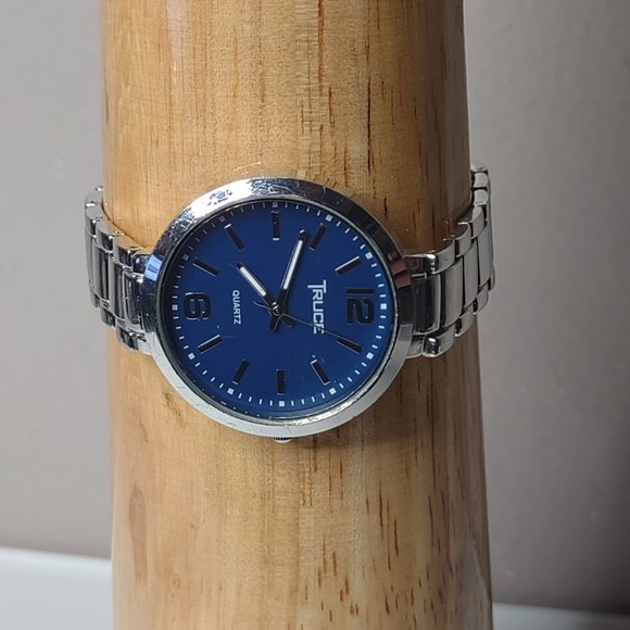 Blue And Silver Tone Truce Watch - Picture 1 of 12